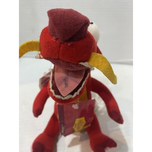 Disney Store Mulan Mushu Dragon Bean Bag Plush No Sound NWT Read - Picture 7 of 7